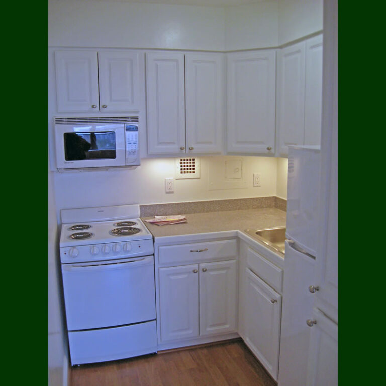Kitchen renovation within Goodwin House apartment