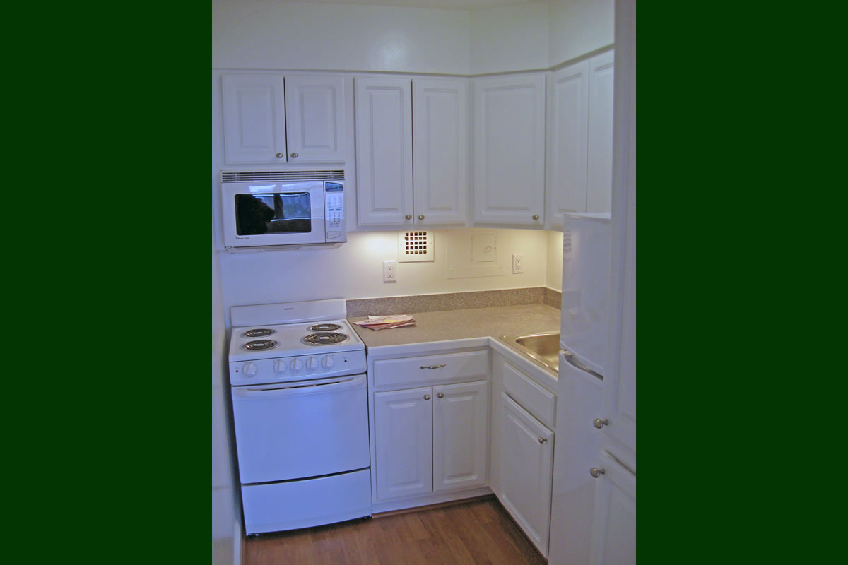 Kitchen renovation within Goodwin House apartment