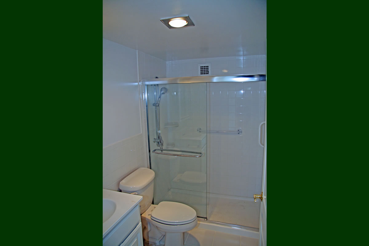 Bathroom renovation within Goodwin House apartment