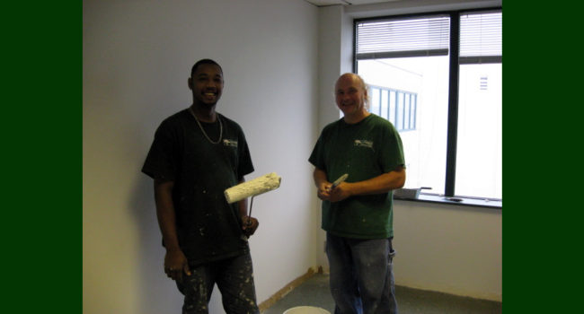 Cypress Contracting full-time staff performs service work.