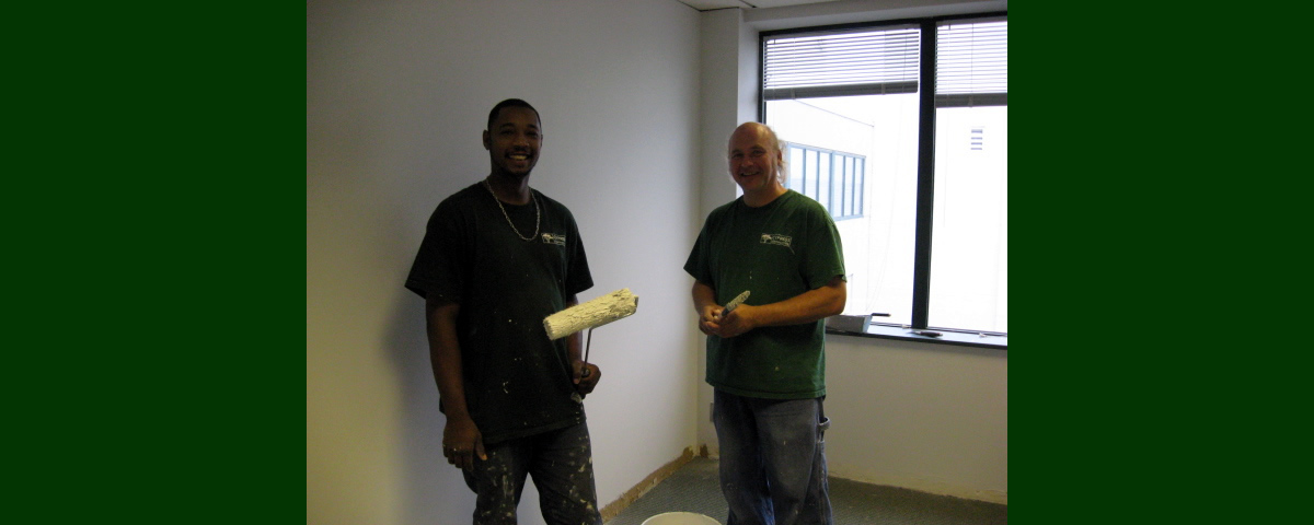 Cypress Contracting full-time staff performs service work.