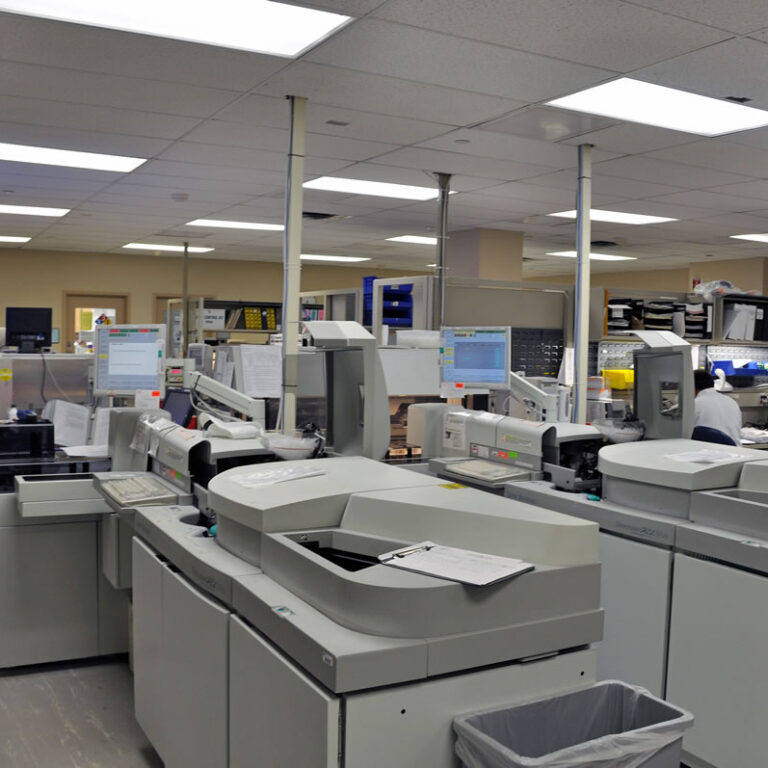 Multi-phased renovation to the main lab at Shady Grove Hospital
