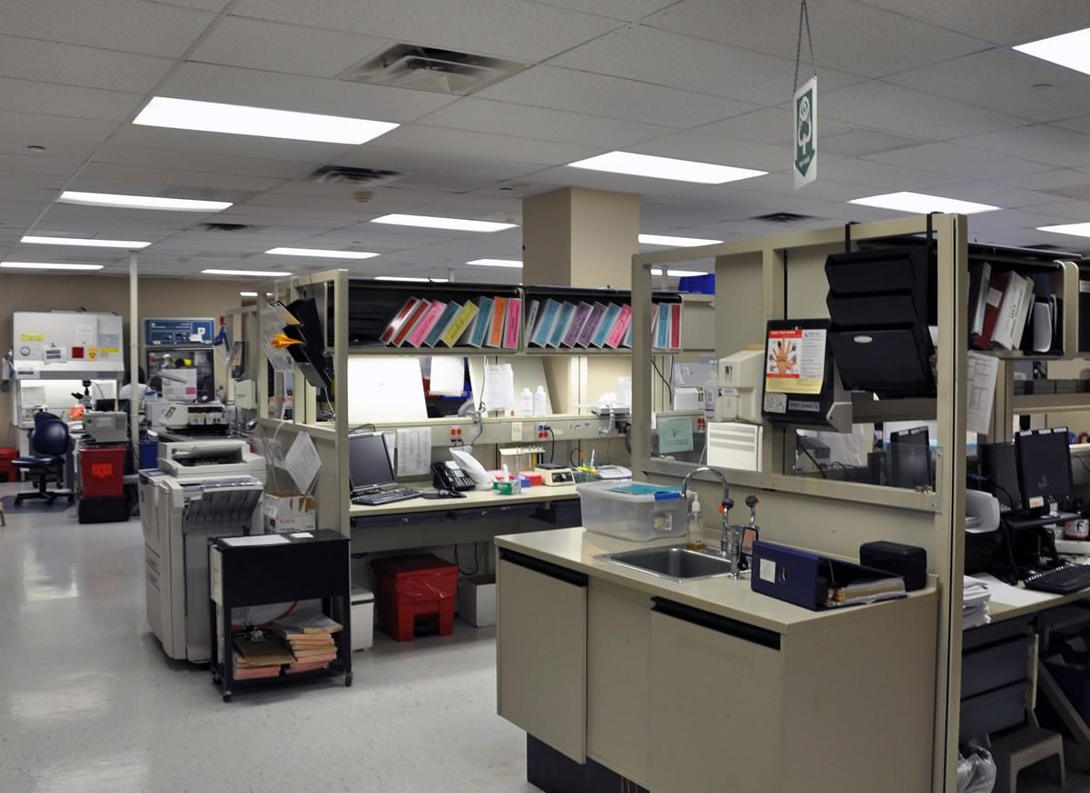 Cypress Contracting performed a multi-phased renovation to the main lab at Shady Grove Hospital